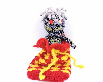 Voodoo im Beutel/ Poppet Spell Doll für Altar Decor/ Poppet Glück Schutz Talisman/ Travel Poppet Fee Hexe Handgemachte Ritual Figur