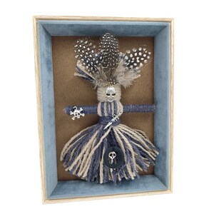 Voodoo Art Doll in Frame, Handmade Voodoo Hoodoo Figurine, Birthday ...