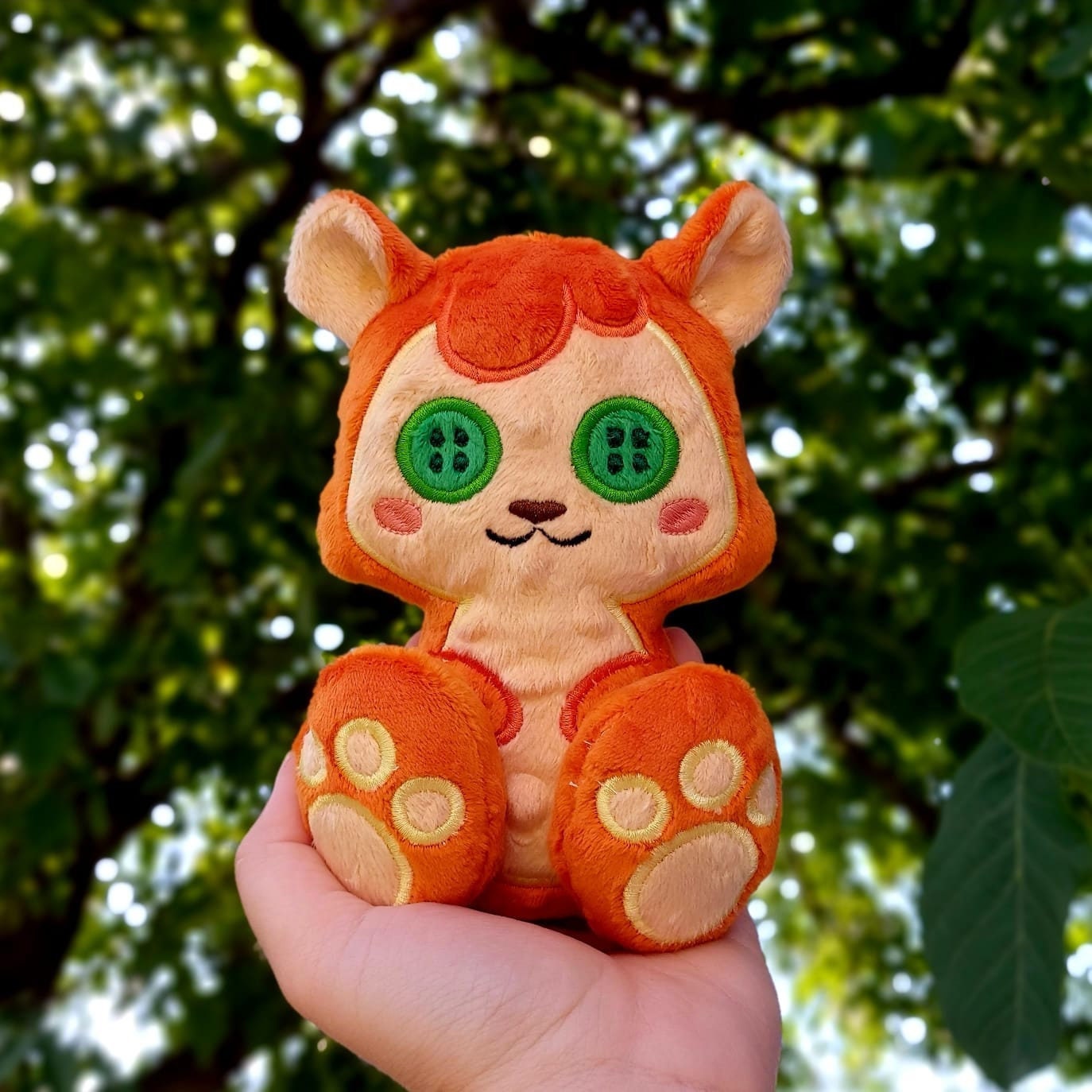 Doll & Model Making Button eyes cute chipmunk Reinian 3 in 1 stuffed ...
