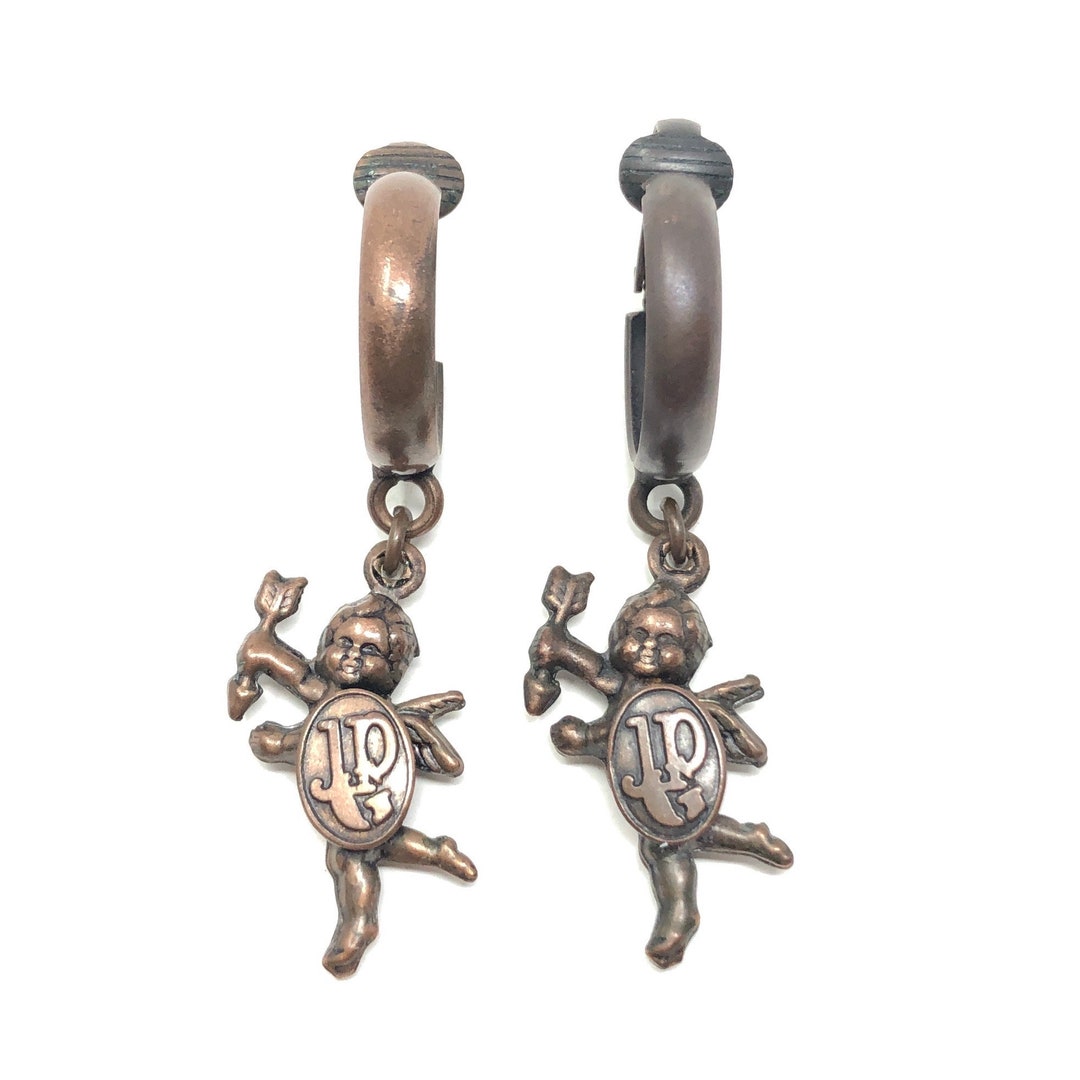 Jean Paul Gaultier 1990s Vintage Cherub Earrings - Etsy