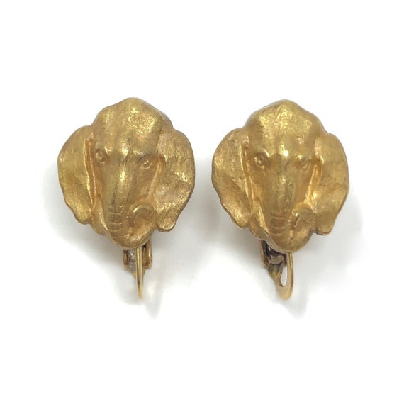Joseff of Hollywood 1950s Vintage Elephant Earring