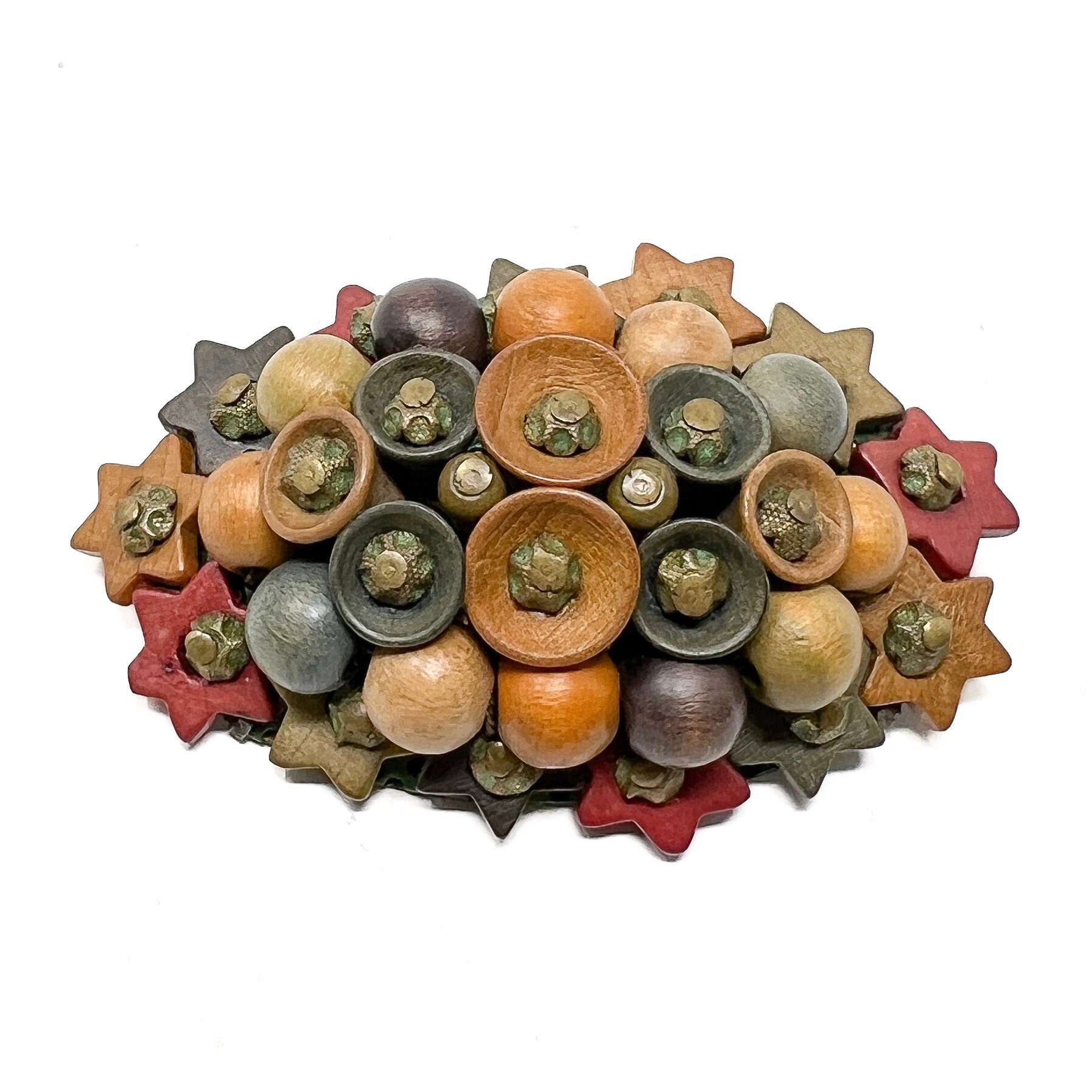 Broche Vintage Art Déco Années 1930 Tchécoslovaquie - Baroque Swarovski - Occasion