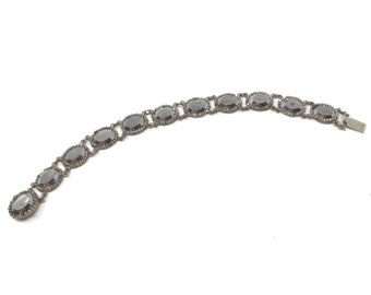 Armband met geslepen stalen antiek paneel uit het begin tot het midden van de 19e eeuw