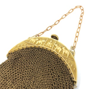 1920s Art Deco Crochet and Celluloid Frame Vintage Evening Bag
