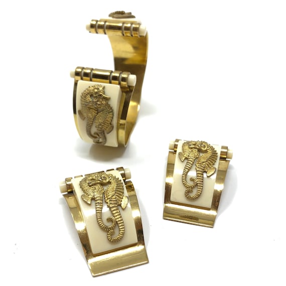 Jean Painlevé 1930s Seahorse Design Vintage Bangle