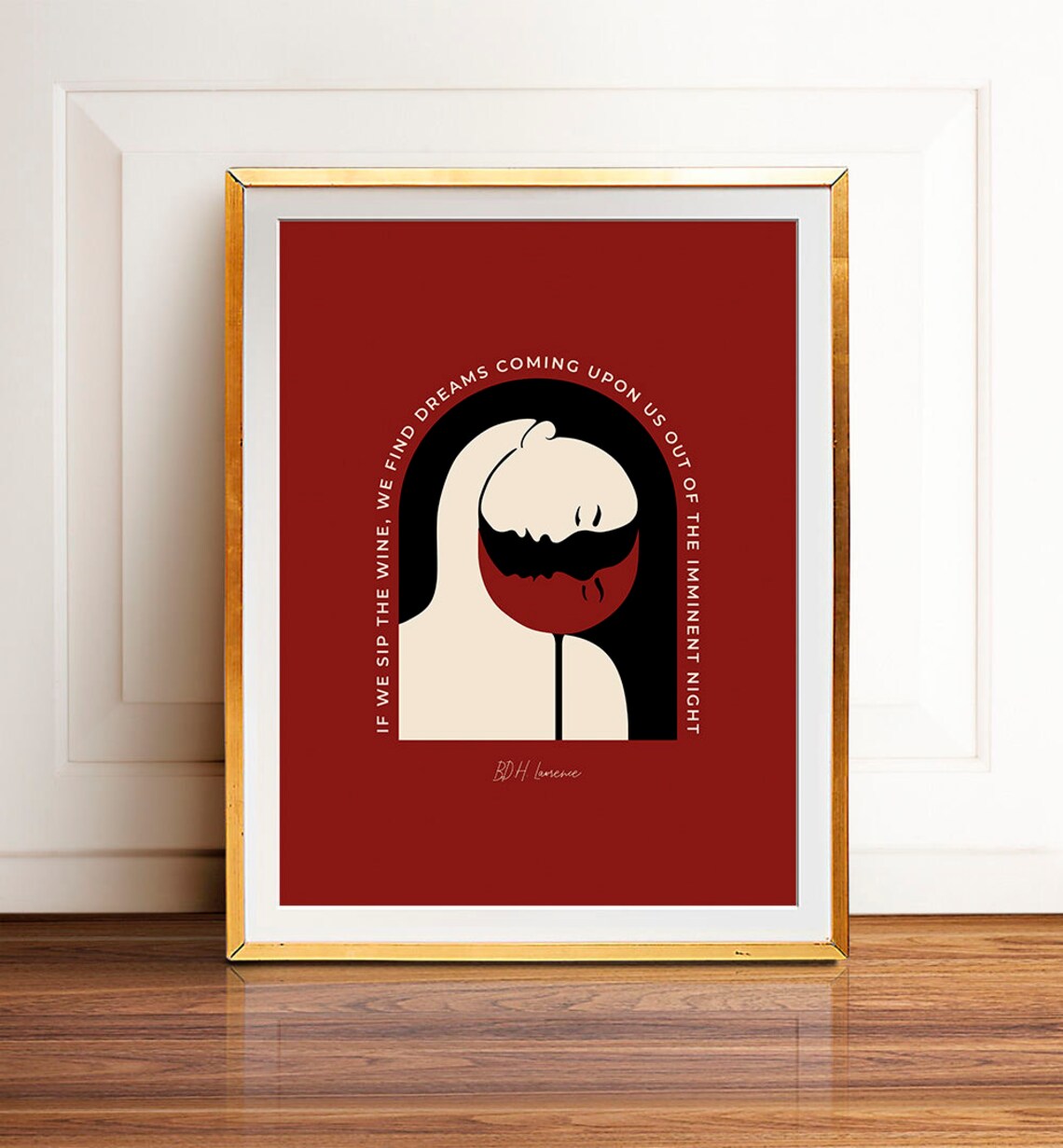 Set of 2 Wine Prints Wine Printable Art Wine Wall Art Wine - Etsy