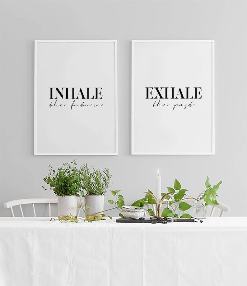 Inhale Exhale Wall Art