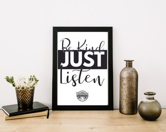 Podcaster Wall Art | Podcast Quotes | Podcast Gifts | Office Wall Art | Podcaster Printable Poster | Gift for Podcasters