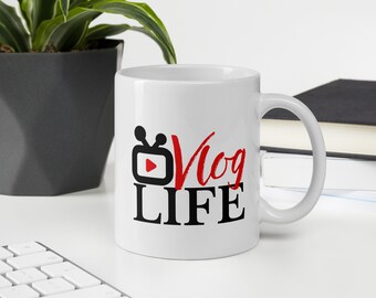 Vlog Life Mug | Gift for Vloggers | (#VlogLife)