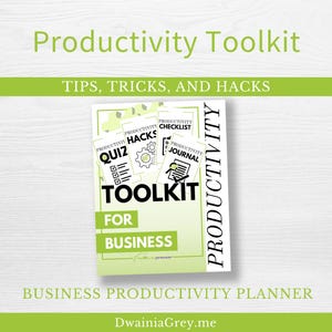 Productivity Toolkit | Business Productivity Planner | Time Management Tools for Entrepreneurs