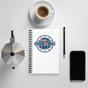 Notitieboek spiraal | Toekomstig blanco bestseller-dagboek | Notitieboek auteur | Auteurstijdschrift | Schrijverdagboek | Schrijfnotitieboek | Notitieblok met stippen