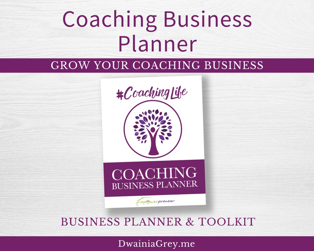 Coaching Business Planner and Toolkit Coaching Tools Life Coach