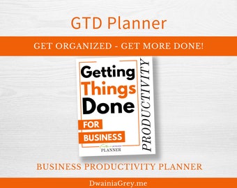 Getting Things Done (GTD) for Business Planner Printable Bundle | Project Planner | Productivity | Time Management | Business Productivity