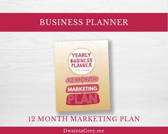 ESK - Business Planner | Social Media Planner | Content Planner | Marketing Planner | Monthly Planner | 2024 Planner