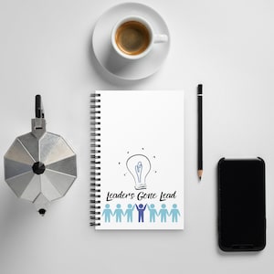 Spiral Notebook | Leaders Gone Lead | Leadership | Dotted Notebook