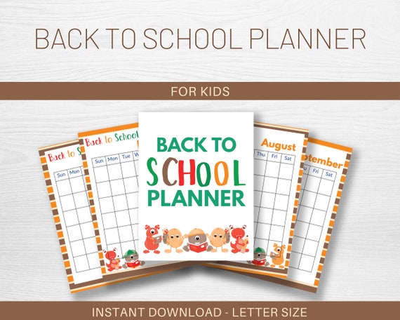 2023 2024 Free Printable School Planner Template Cute, 48% OFF