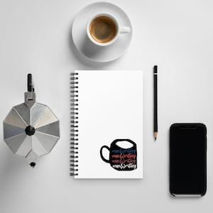 Notitieboek spiraal | #amWriting Leeg dagboek | Notitieboek auteur | Auteurstijdschrift | Schrijverdagboek | Schrijfnotitieboek | Notitieblok met stippen