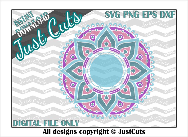 Download Mandala SVG mandala layered svg intricate svg svg eps | Etsy
