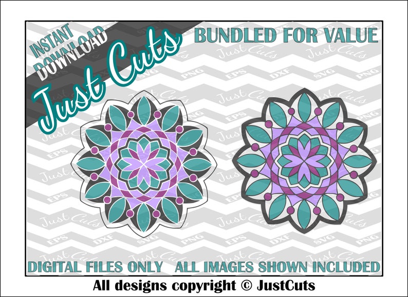 Download Mandala SVG mandala layered svg intricate svg svg eps | Etsy