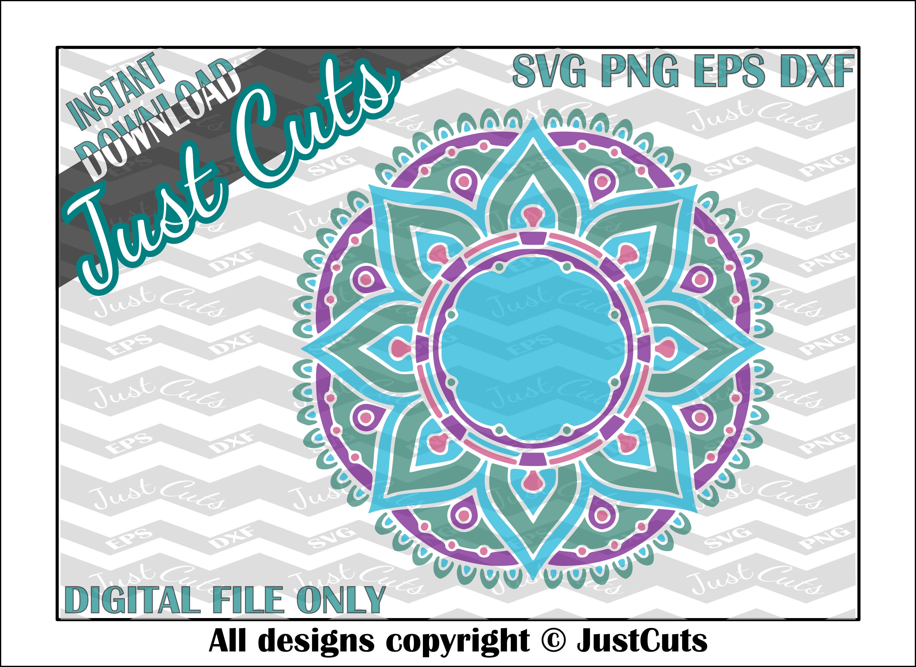 Download Mandala SVG mandala layered svg intricate svg svg eps | Etsy
