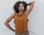 Devi Crop - Pumpkin (hemp organic cotton jersery)