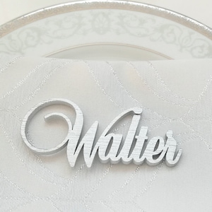 Wedding Place Cards | Custom Laser-Cut Name Tags | Acrylic Names for Elegant Table Decor