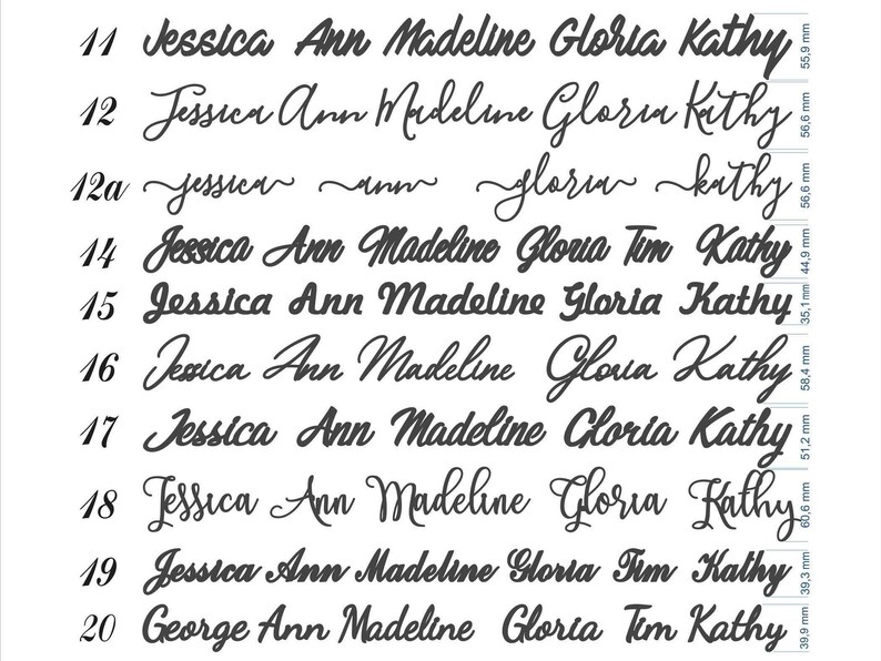 Wedding place cards laser cut names for wedding table decoration custom name place cards