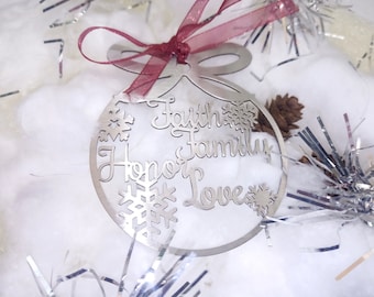 aangepast ornament voor kerstboom decoraties, gepersonaliseerde kerstballen, aangepaste kerstboom decoratie, ornament voor Kerstmis