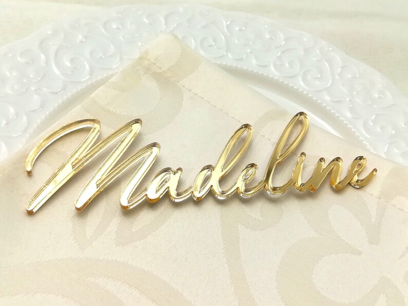 Wedding Place Cards Laser Cut Names for Wedding Table Etsy Canada