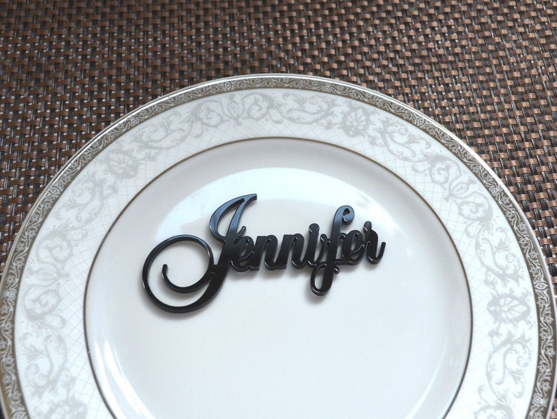 Wedding place cards laser cut names for wedding table decoration custom name place cards