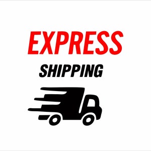 UPGRADE for DHL or UPS Express shipping
