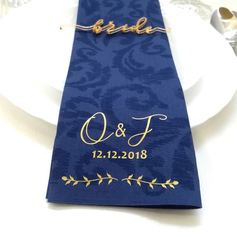 Napkins for Wedding Personalized Napkins Wedding Napkins Etsy