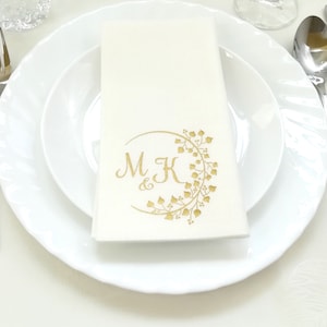 Napkins for wedding, Personalized napkins, wedding napkins, dinner napkins, dinner napkins for wedding, custom wedding napkins image 9