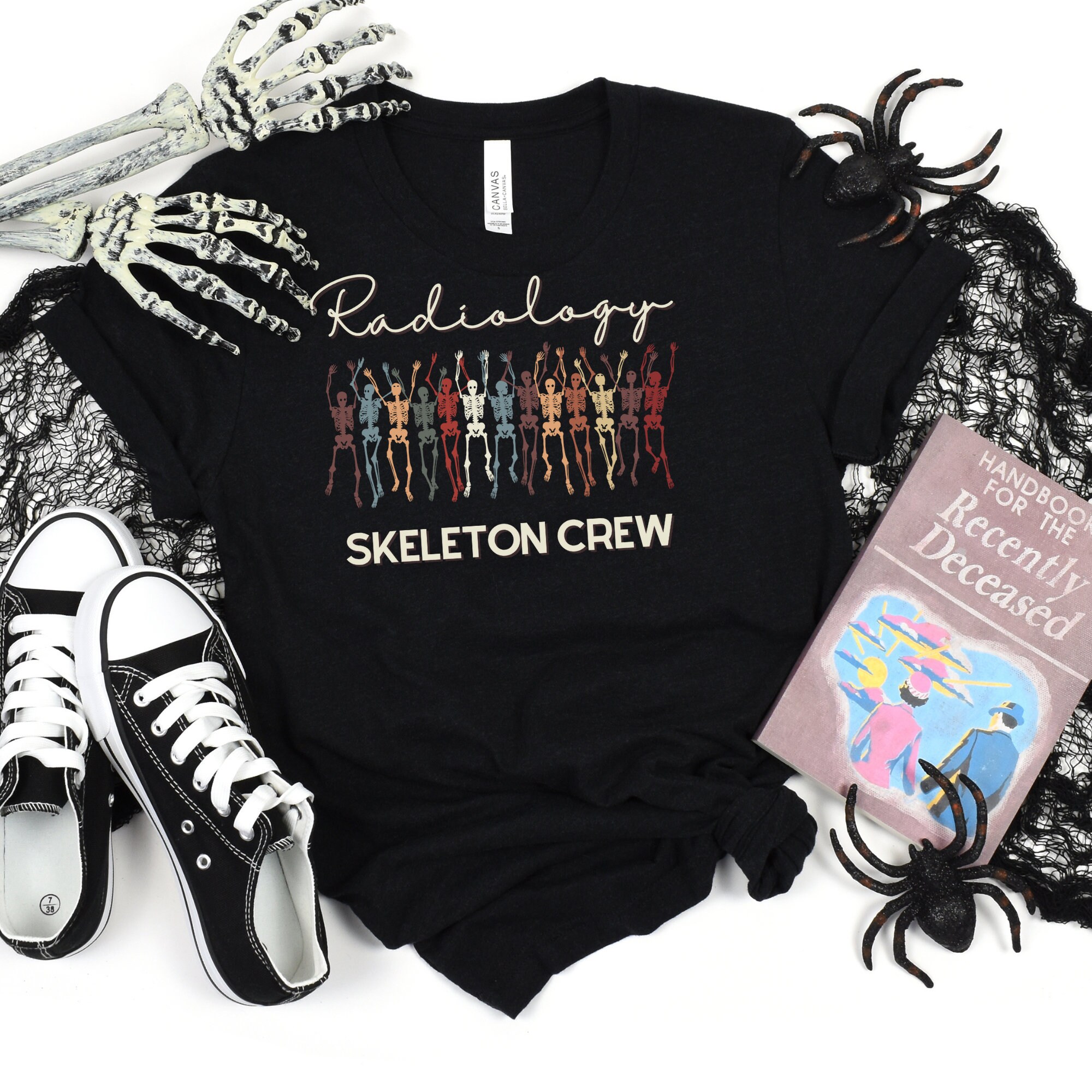 Skeleton Crew Radiology Tshirt, Xray Tech Shirt,radiology Halloween