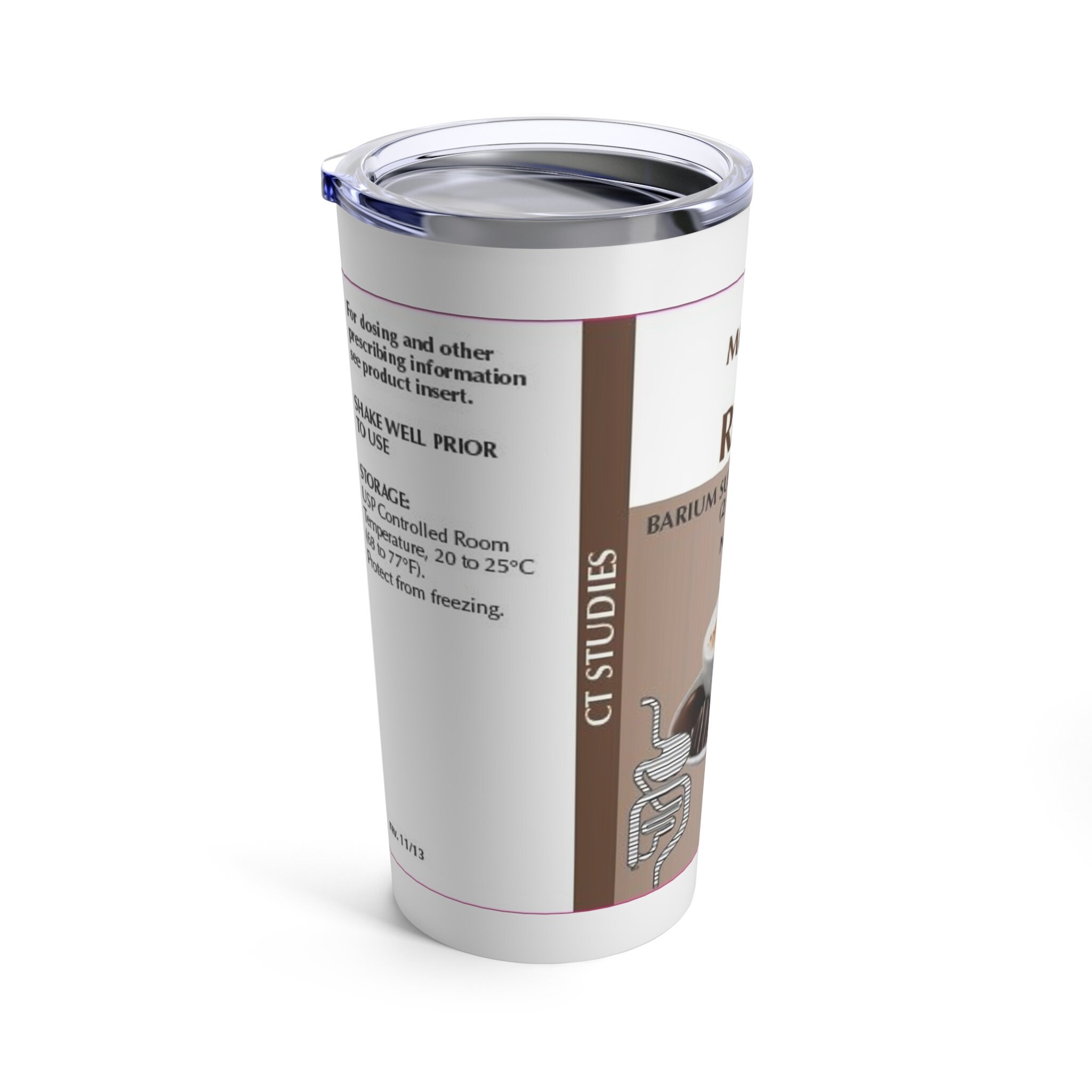 CT TECHNOLOGIST Readicat Mochaccino Barium Funny Tumbler 20oz. Etsy