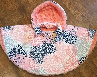 Siege Dauto Boise Poncho Poncho En Polaire A Capuchon Etsy