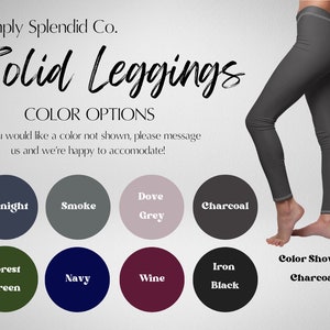 Women's Premium Ultra Soft Solid Color Leggings combined Shipping Discount  -  Canada