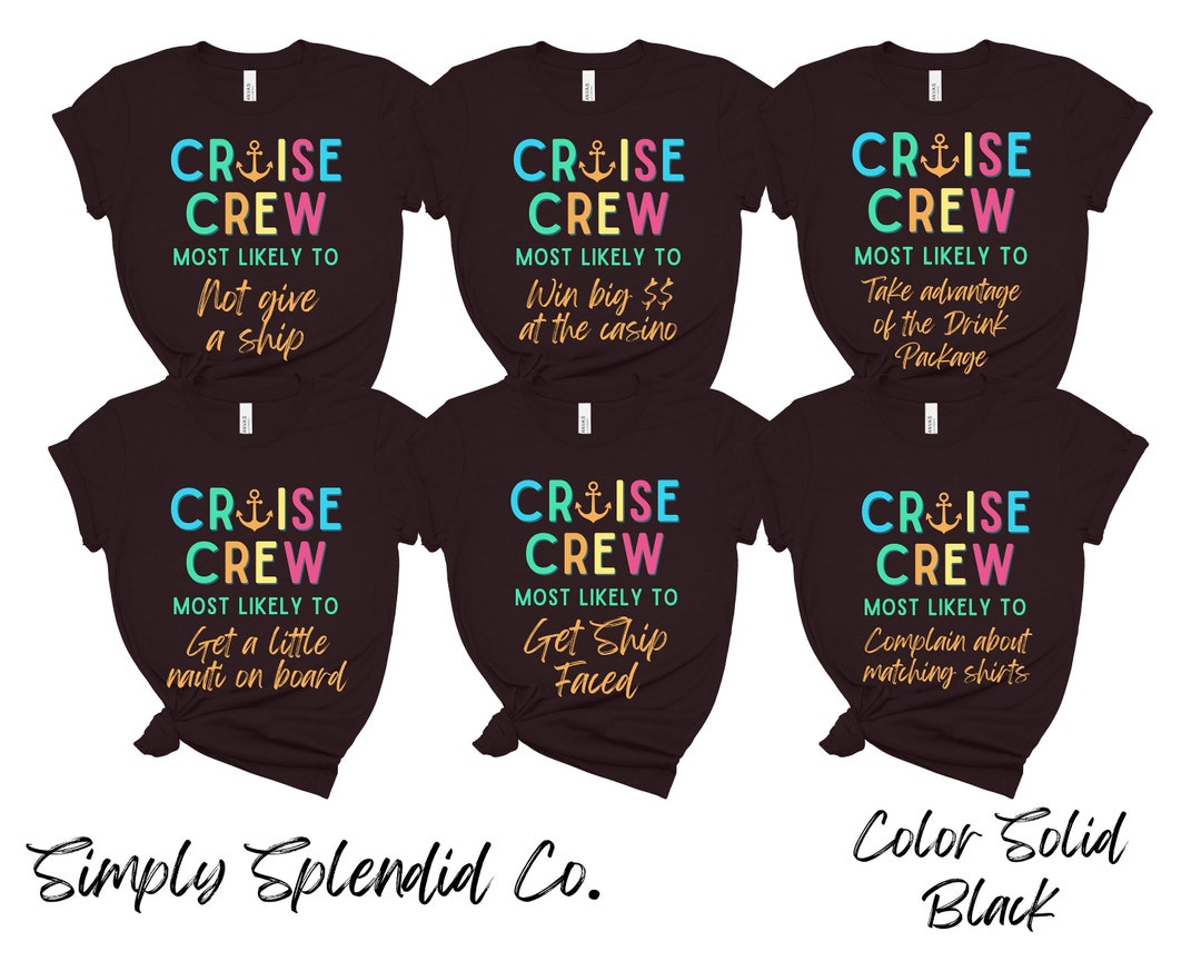 Most Likely to Cruise Shirts Family Cruise T-shirts Group Cruise Family ...