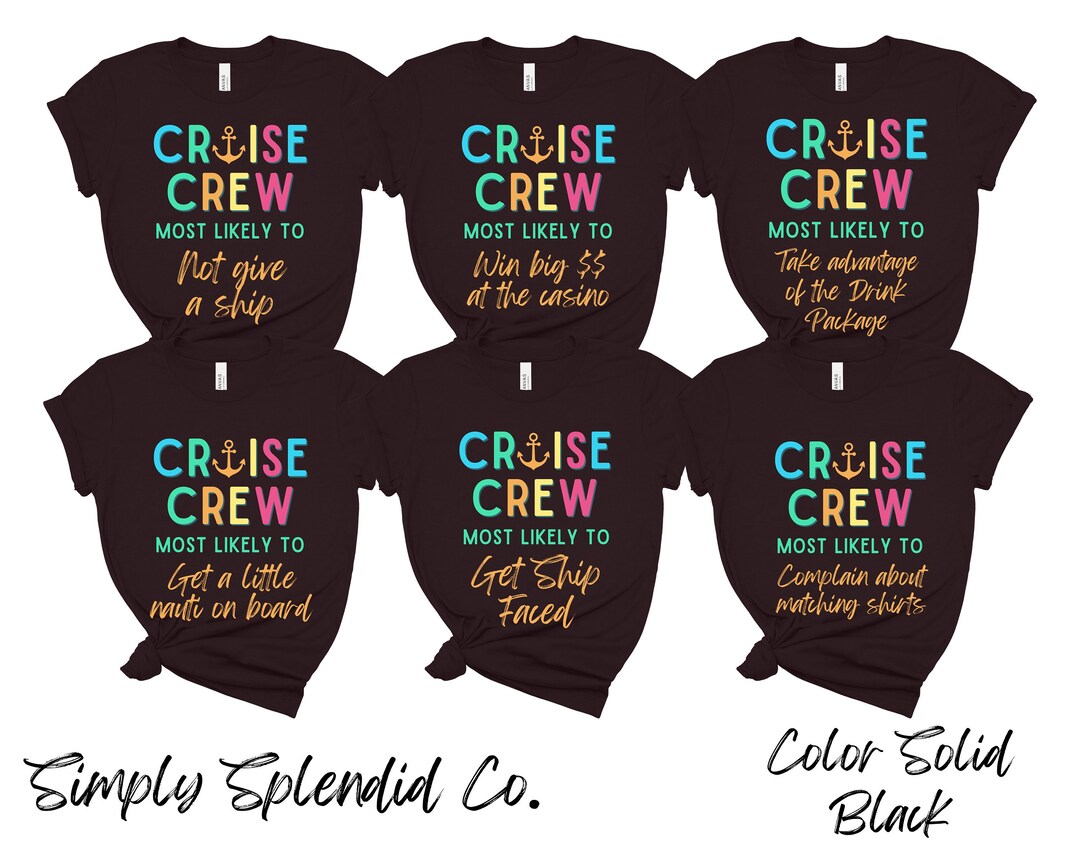 Most Likely to Cruise Shirts Family Cruise T-shirts Group Cruise Family