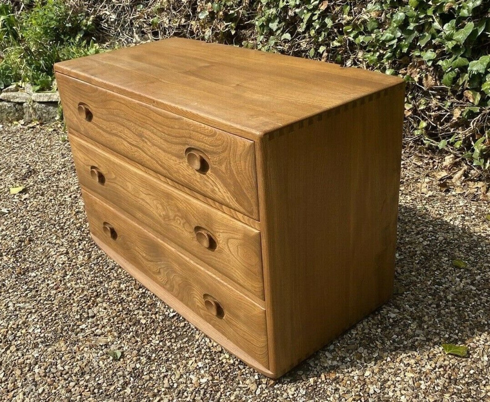 Vintage Ercol 412 Elm Chest Of Drawers Etsy