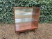 Vintage Mid Century Teak Glazed Cabinet 