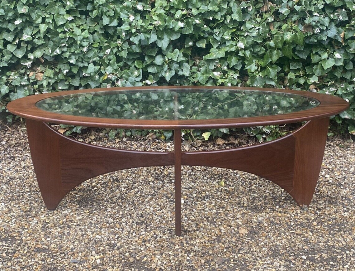 Vintage G Plan Astro Oval Coffee Table Www.brickvintageinteriors.com - Etsy