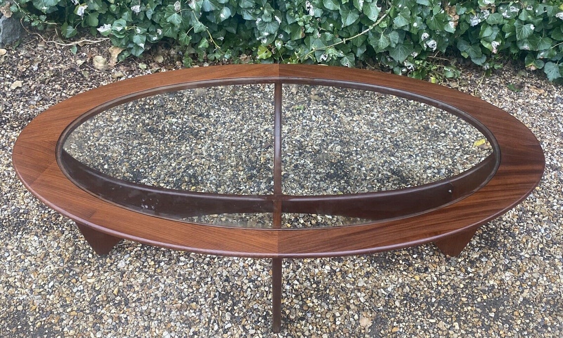 Vintage G Plan Astro Oval Coffee Table Www.brickvintageinteriors.com - Etsy