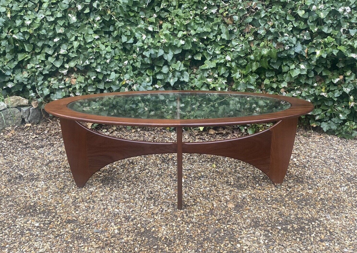 Vintage G Plan Astro Oval Coffee Table Www.brickvintageinteriors.com - Etsy
