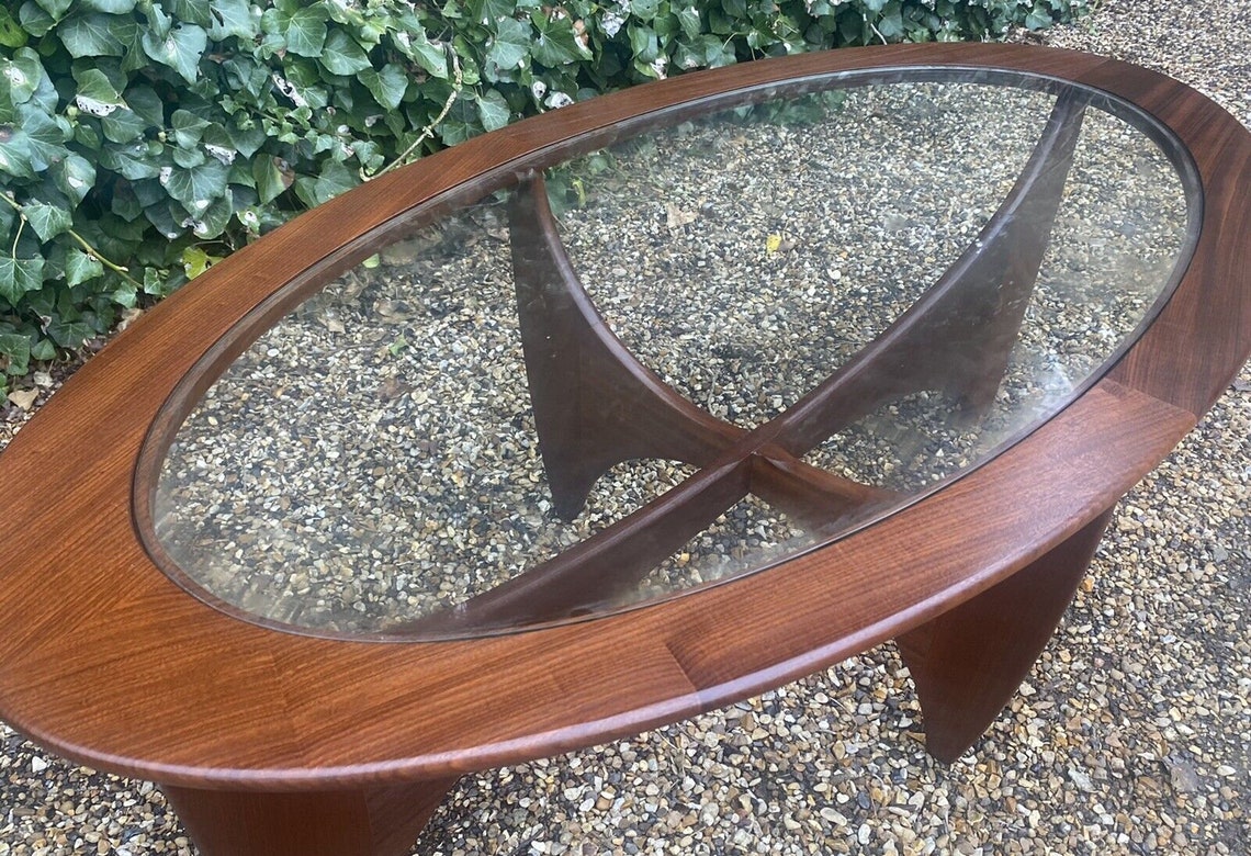 Vintage G Plan Astro Oval Coffee Table Www.brickvintageinteriors.com - Etsy