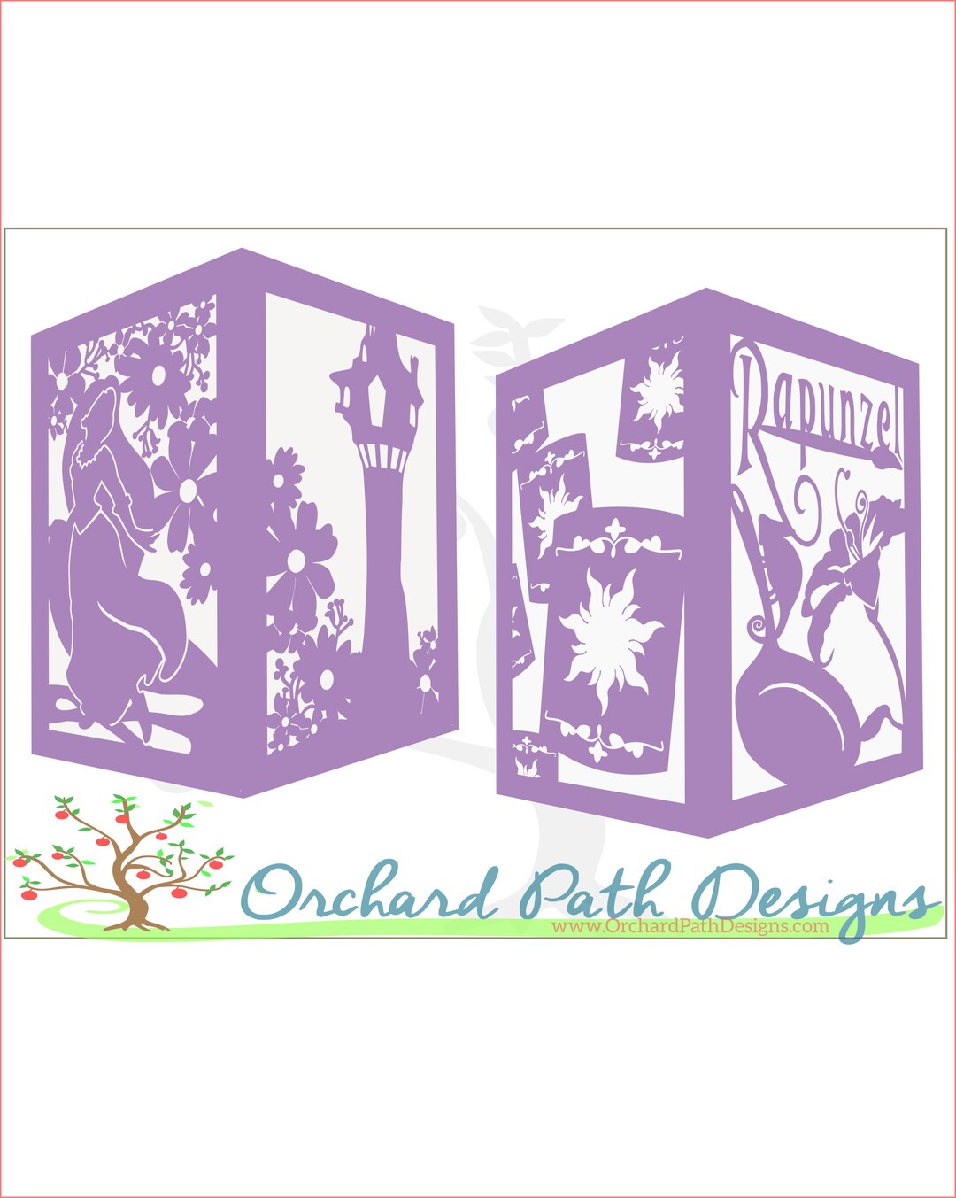 Rapunzel Themed Paper Lantern - Etsy