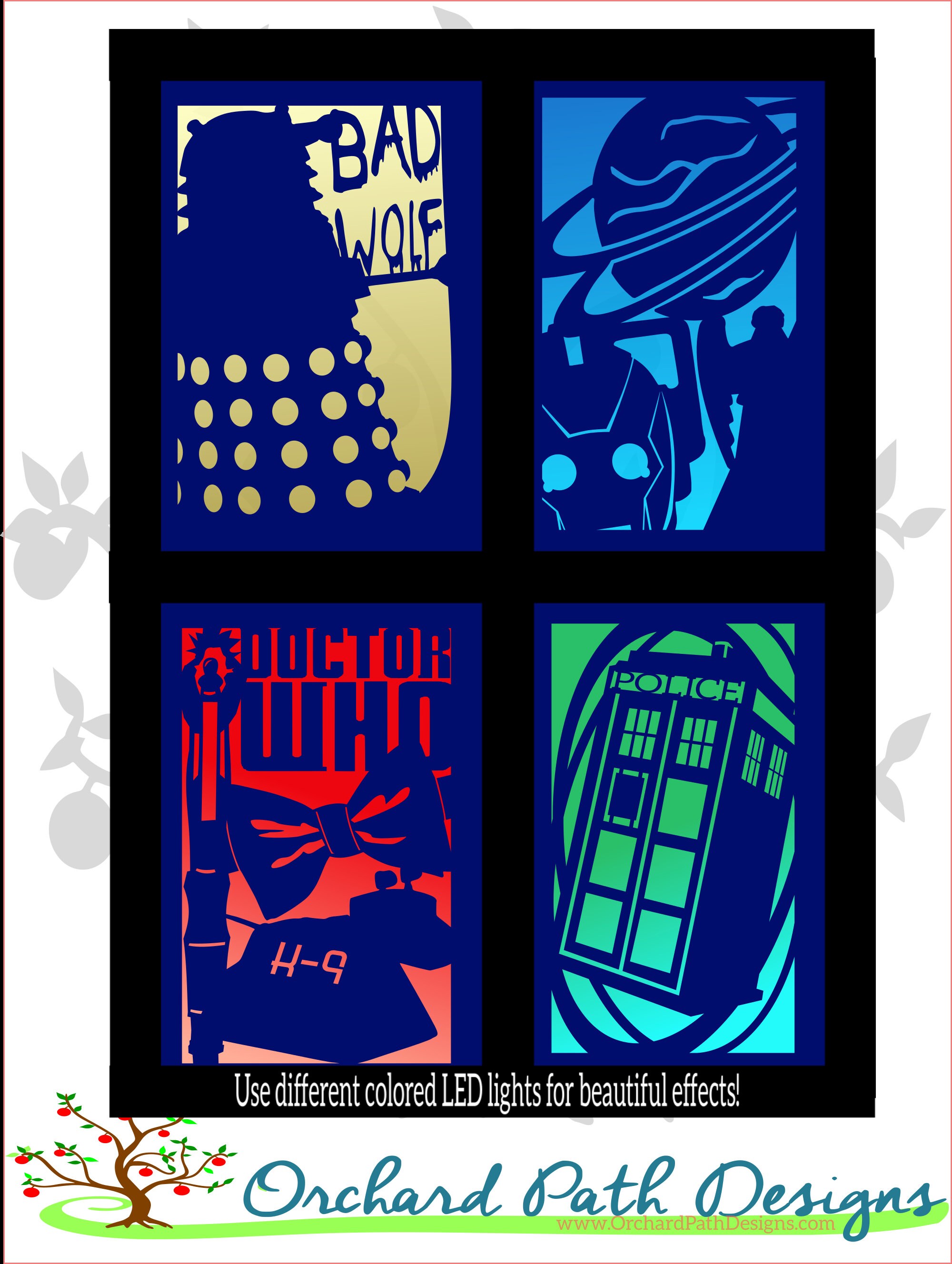 Dr Who Themed Paper Lantern For Wedding Centerpiece Shower