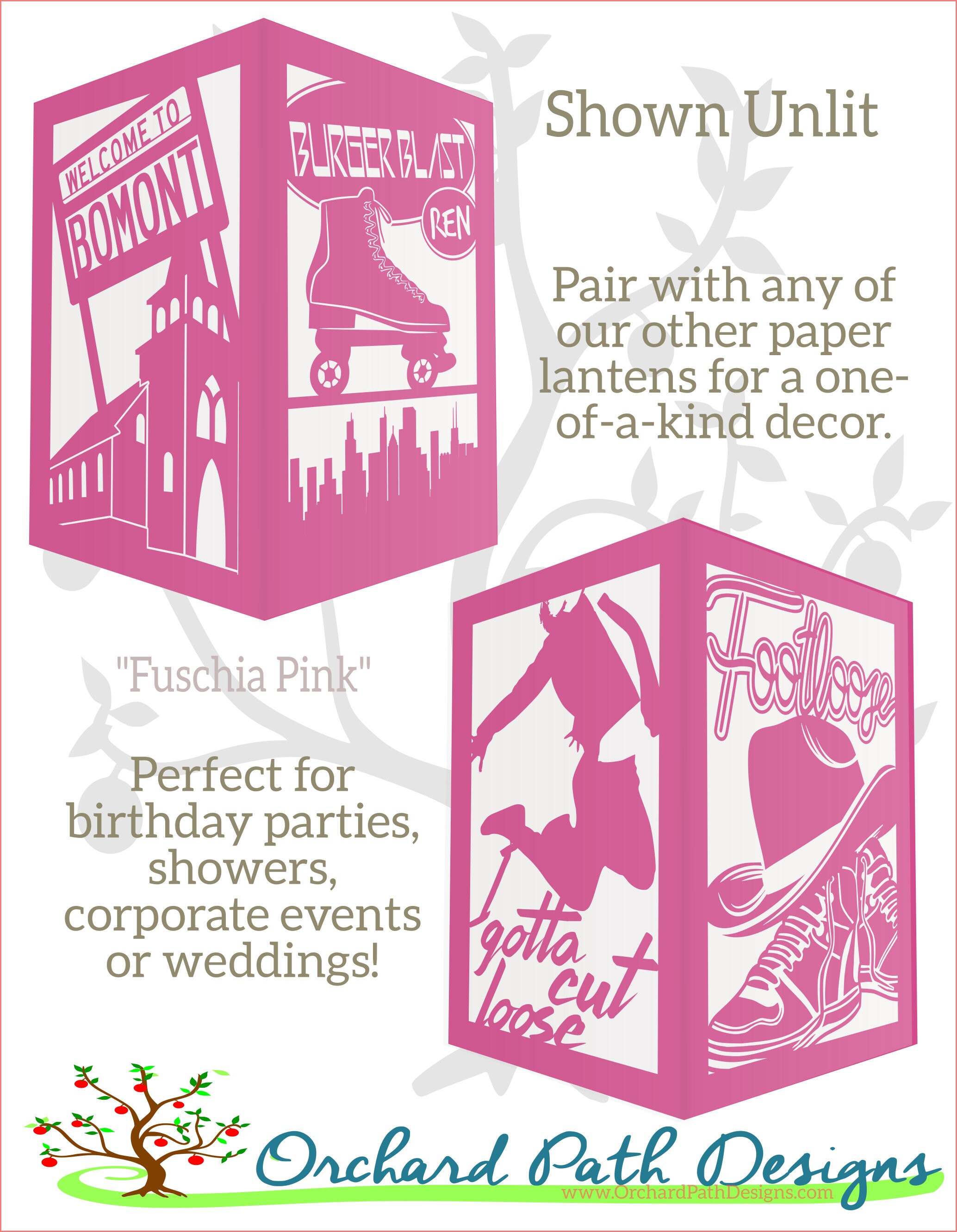 Footloose themed Paper Lantern