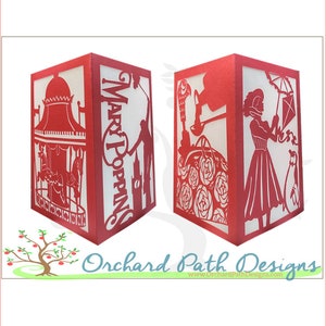 Mary Poppins themed Paper Lantern