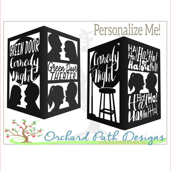 Comedy Night Custom Paper Lantern